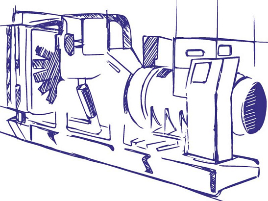 Электростанция АД280-Т400-1Р (Baudouin)